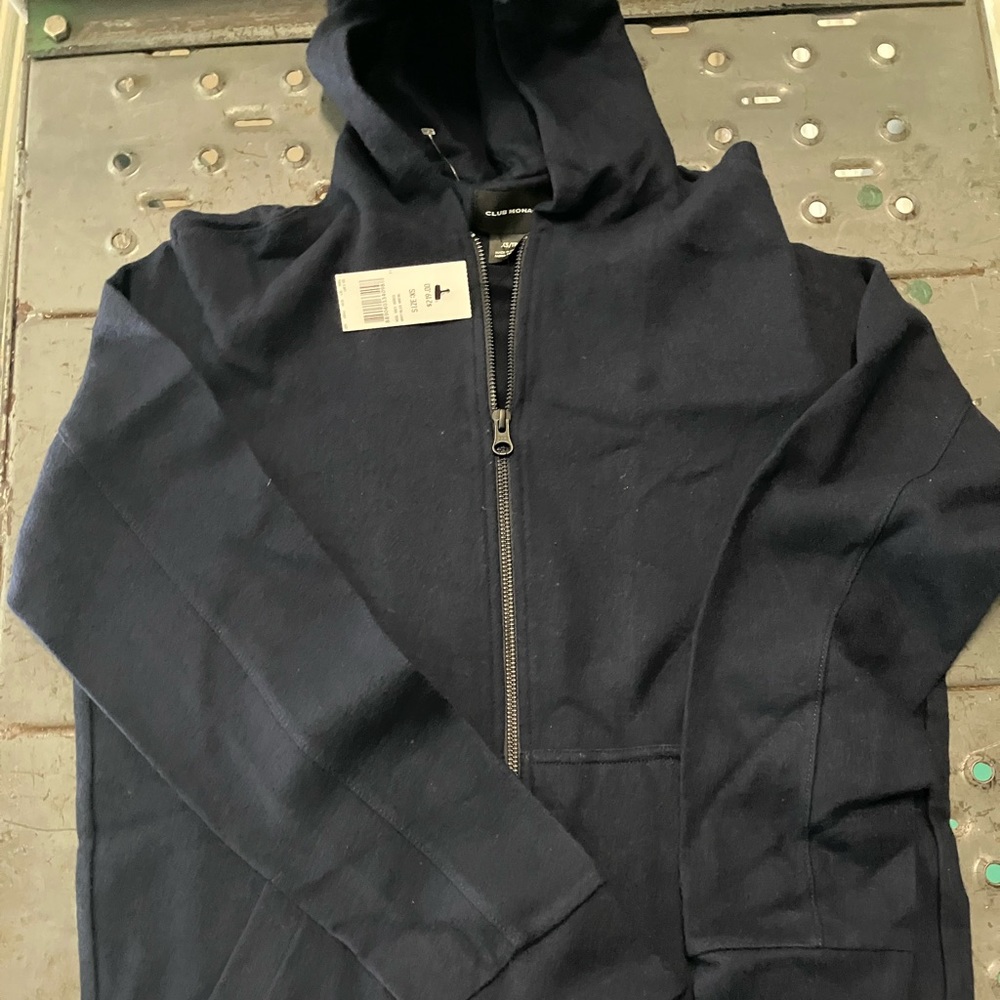 Club Monaco Men Hoddie Wool XS High Quality
